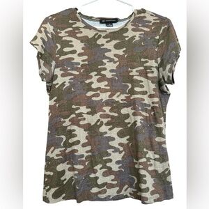 INC Camo Glitter Tee